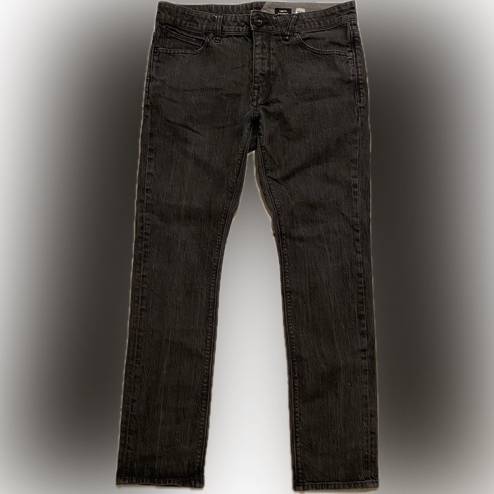 Volcom Vorta jeans, slim straight, size 32, color black